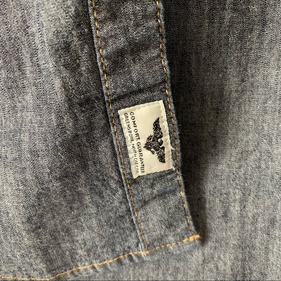 Wrangler Indigo Men’s Denim Pearl Snap Sz Medium - Picture 14 of 14